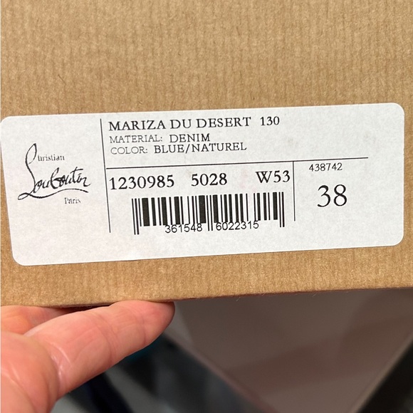 Louboutin Mariza du désert size 38 EU - Picture 2 of 6